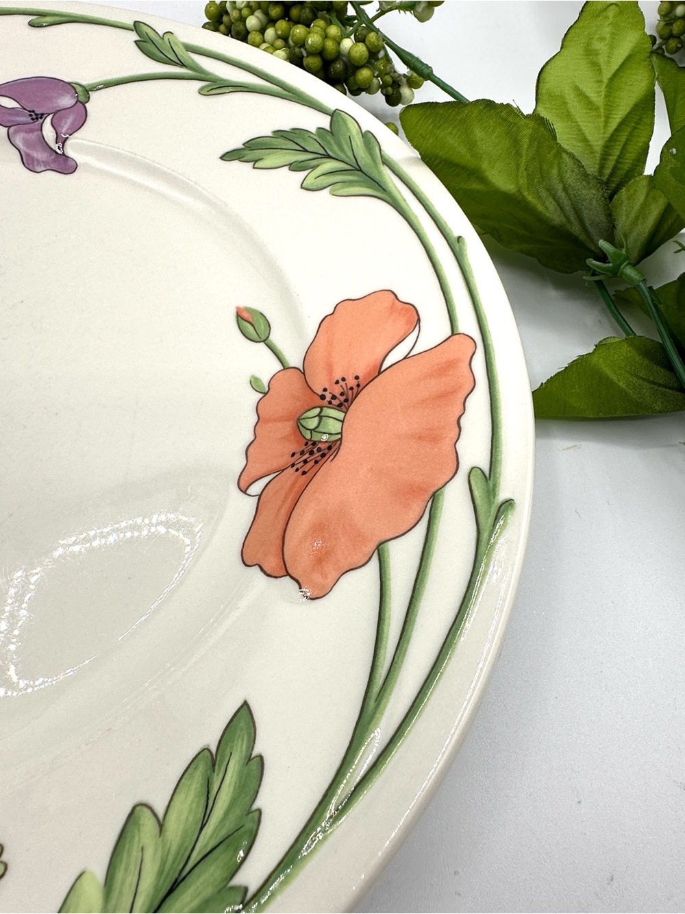 2 Villeroy & Boch Amapola Dinner Plates. W. Germany - Picture 7 of 11